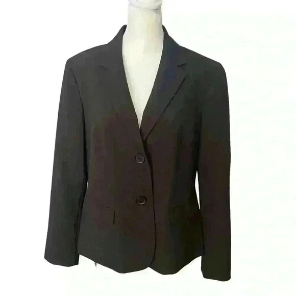 Black Label by Evan-Picone Suit Jacket Size 10 Women’s Blazer Career Interview - Picture 5 of 14